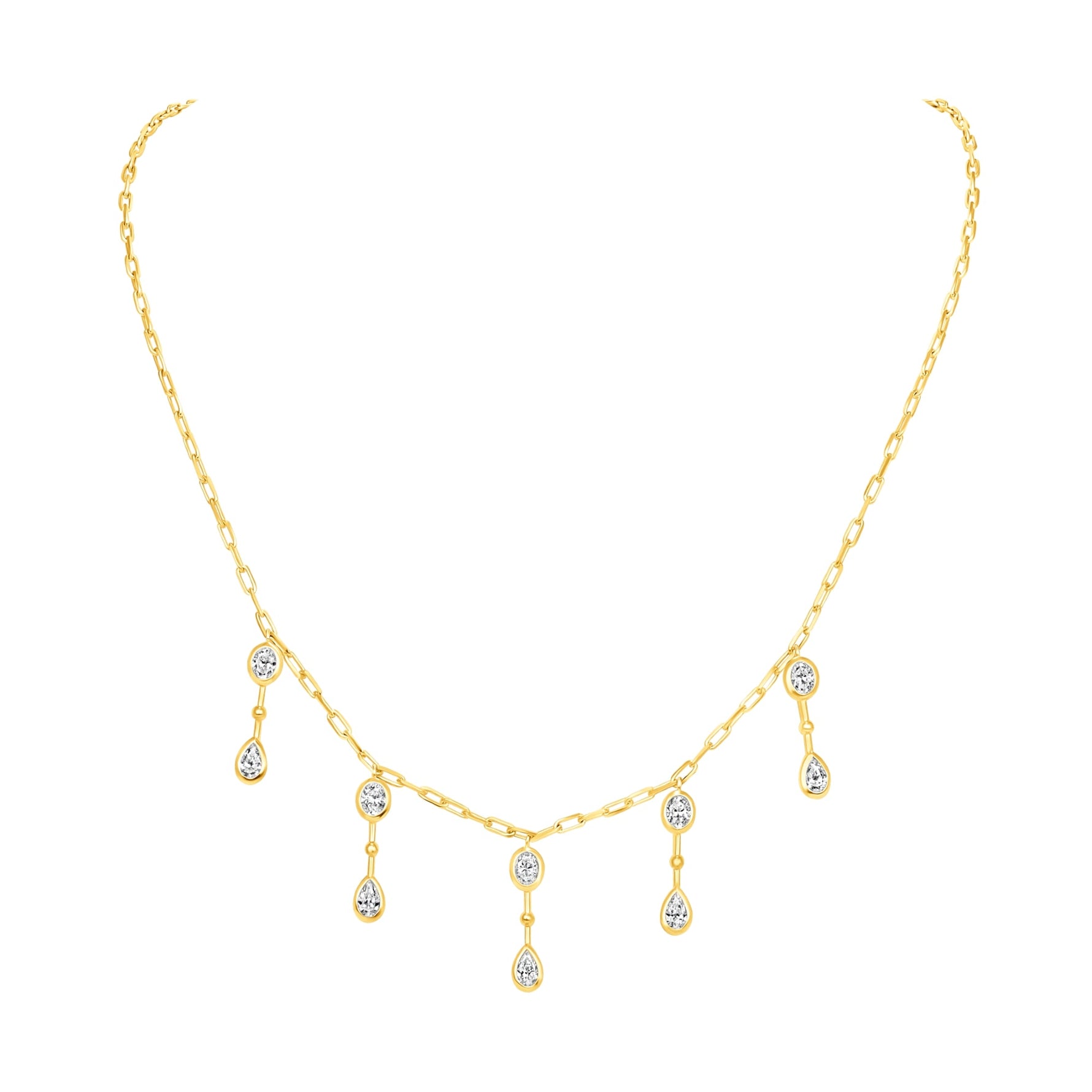 Aurelia Necklace Necklace ABN-182-LGD-1  - Abtin & Co.