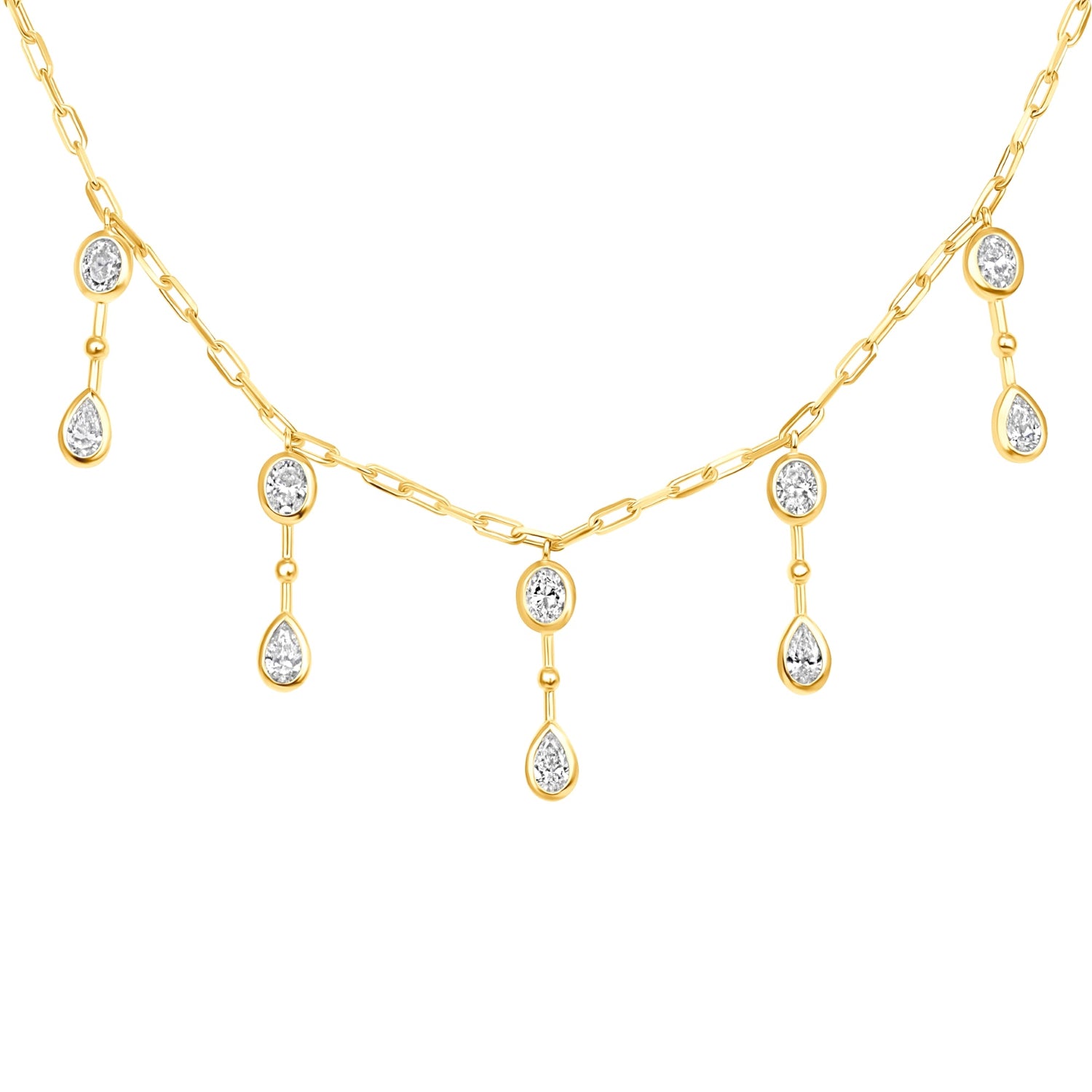 Aurelia Necklace Necklace ABN-182-LGD-1  - Abtin & Co.