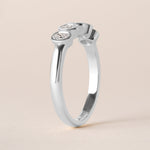 Aurora Asscher Elegance Band Ring ABB-714-OV-D-3  - Abtin & Co.