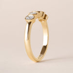 Aurora Asscher Elegance Band Ring ABB-714-OV-D-1  - Abtin & Co.