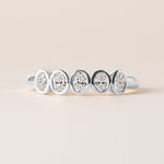Aurora Asscher Elegance Band Ring ABB-714-OV-D-3  - Abtin & Co.