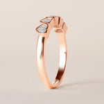 Aurora Line Heart Elegance Band Ring ABB-714-V1-HT-D-3  - Abtin & Co.