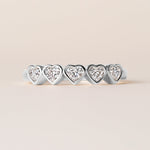 Aurora Line Heart Elegance Band Ring ABB-714-V1-HT-D-2  - Abtin & Co.