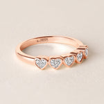Aurora Line Heart Elegance Band Ring ABB-714-V1-HT-D-3  - Abtin & Co.