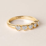 Aurora Line Heart Elegance Band Ring ABB-714-V1-HT-D-1  - Abtin & Co.