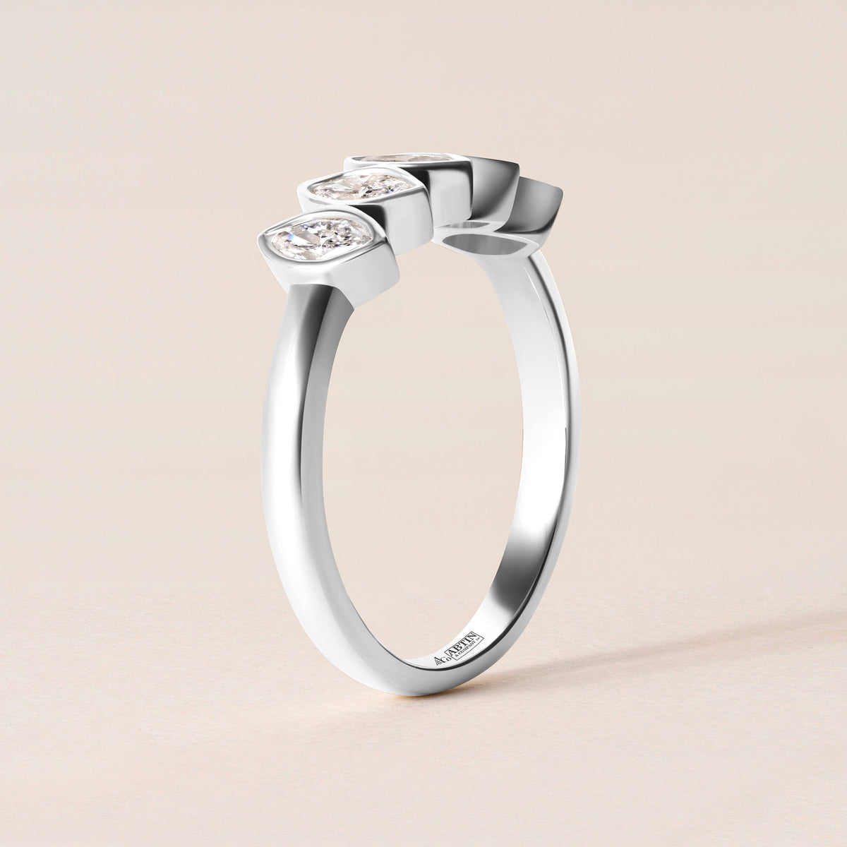 Aurora Marquise Elegance Band Ring ABB-714-MQ-D-3  - Abtin & Co.