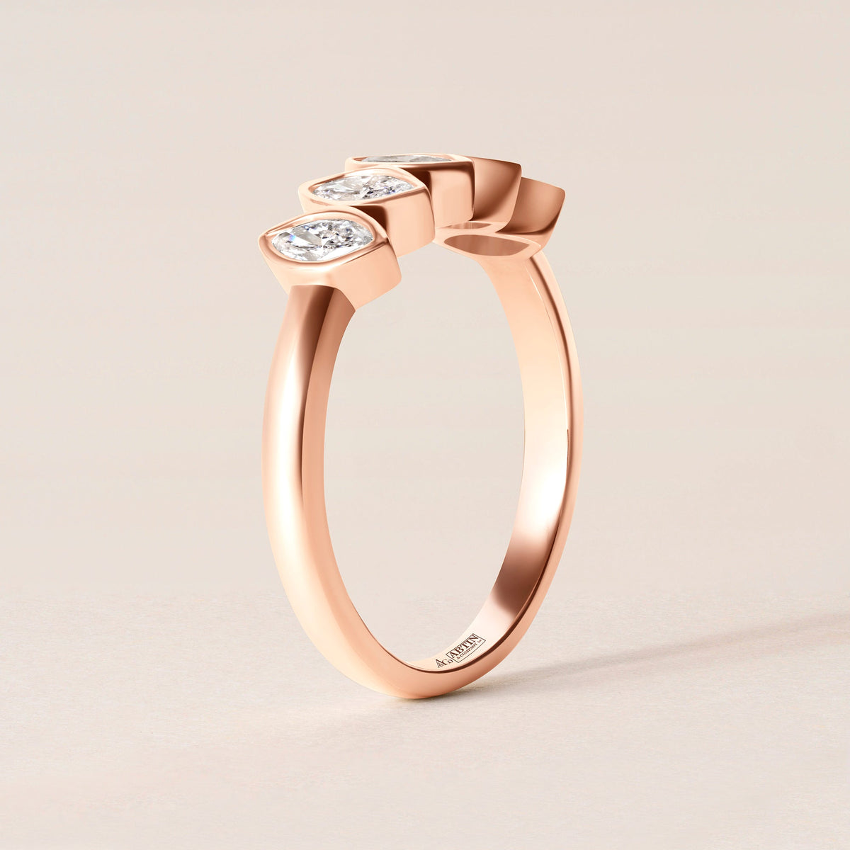 Aurora Marquise Elegance Band Ring ABB-714-MQ-D-5  - Abtin & Co.