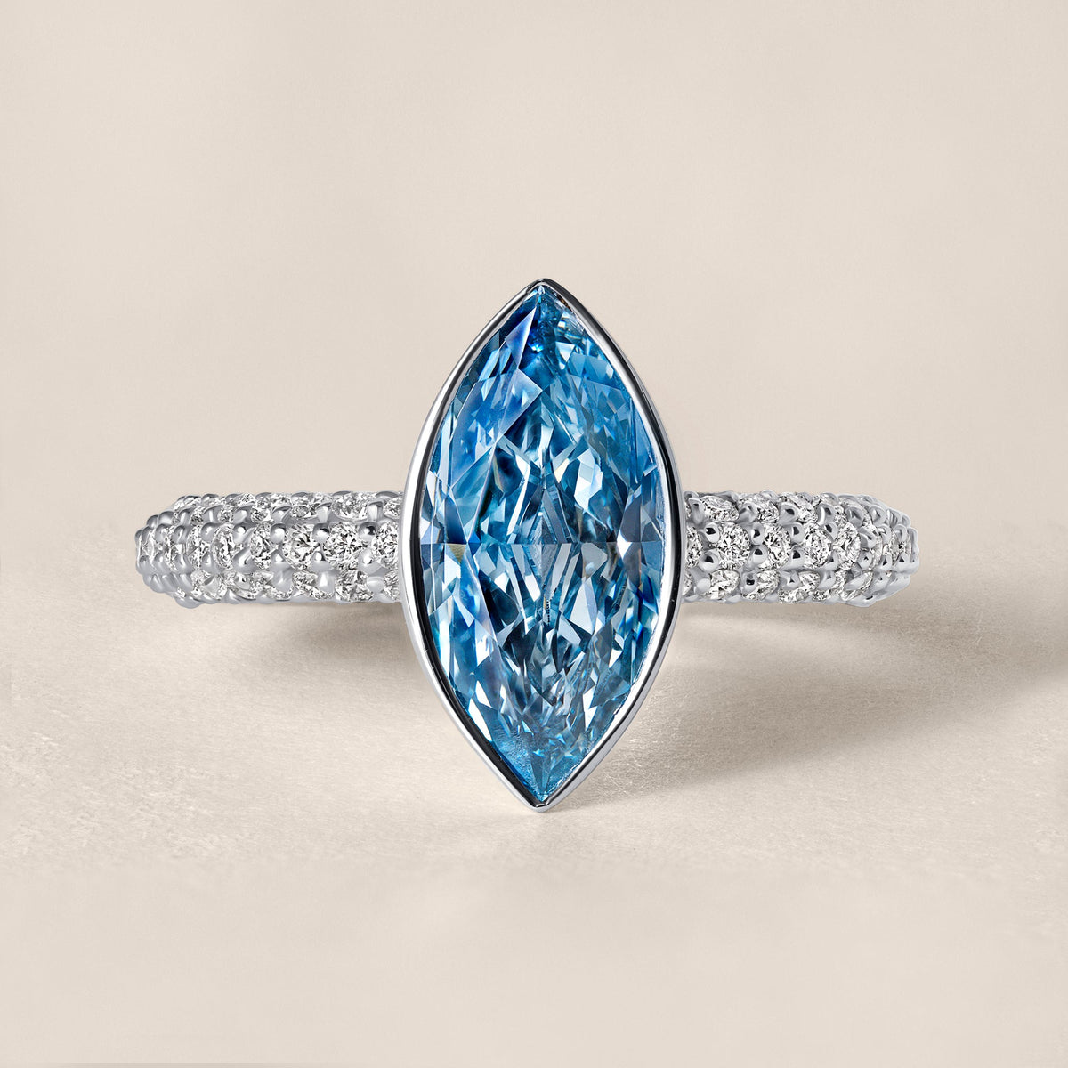 AZURA Ring Ring ABB-732W-BLGD-1  - Abtin & Co.