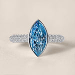 AZURA Ring Ring ABB-732W-BLGD-1  - Abtin & Co.