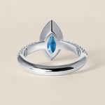 AZURA Ring Ring ABB-732W-BLGD-1  - Abtin & Co.