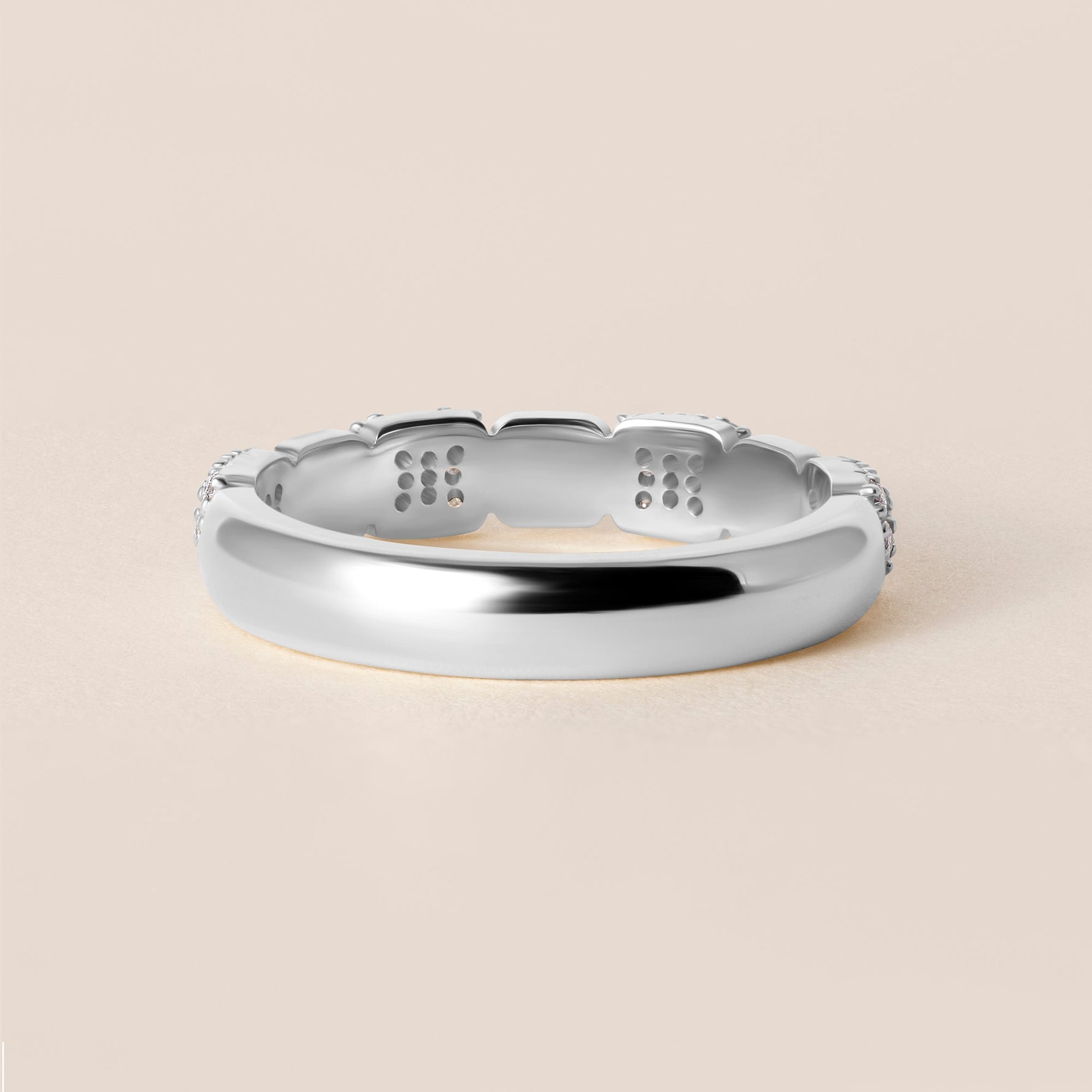BIJOU MOSAÏQUE Band Ring ABB-773-D-6  - Abtin & Co.