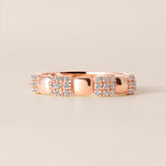 BIJOU MOSAÏQUE Band Ring ABB-773-D-10  - Abtin & Co.