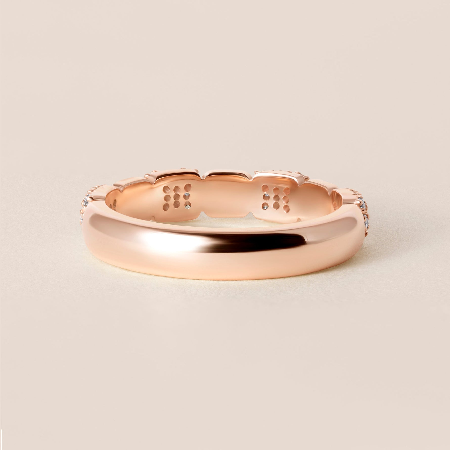 BIJOU MOSAÏQUE Band Ring ABB-773-D-10  - Abtin & Co.