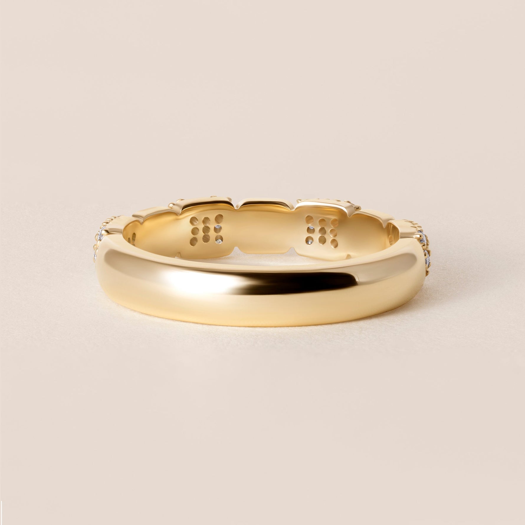 BIJOU MOSAÏQUE Band Ring ABB-773-D-1  - Abtin & Co.
