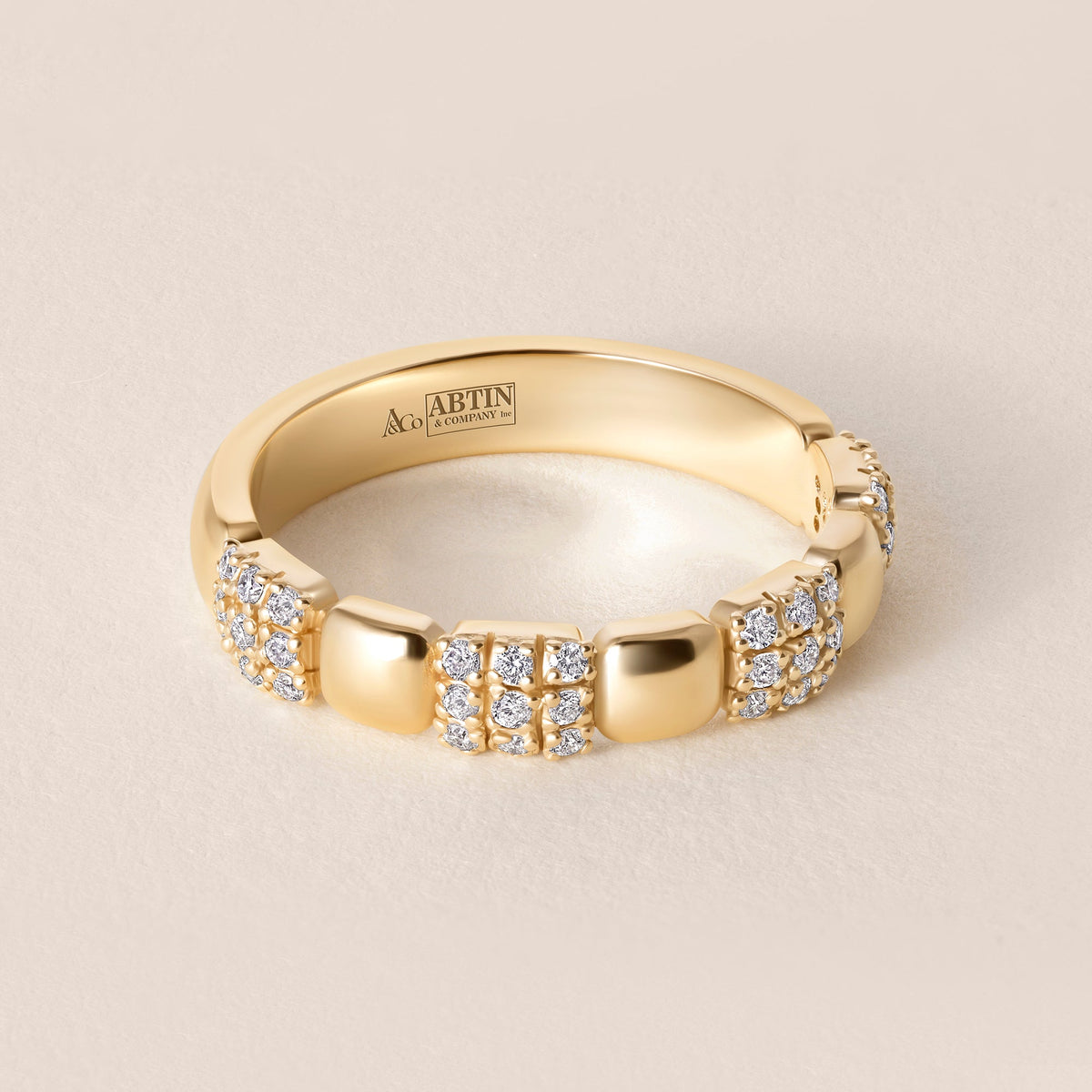 BIJOU MOSAÏQUE Band Ring ABB-773-D-1  - Abtin & Co.