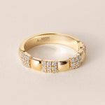 BIJOU MOSAÏQUE Band Ring ABB-773-D-1  - Abtin & Co.