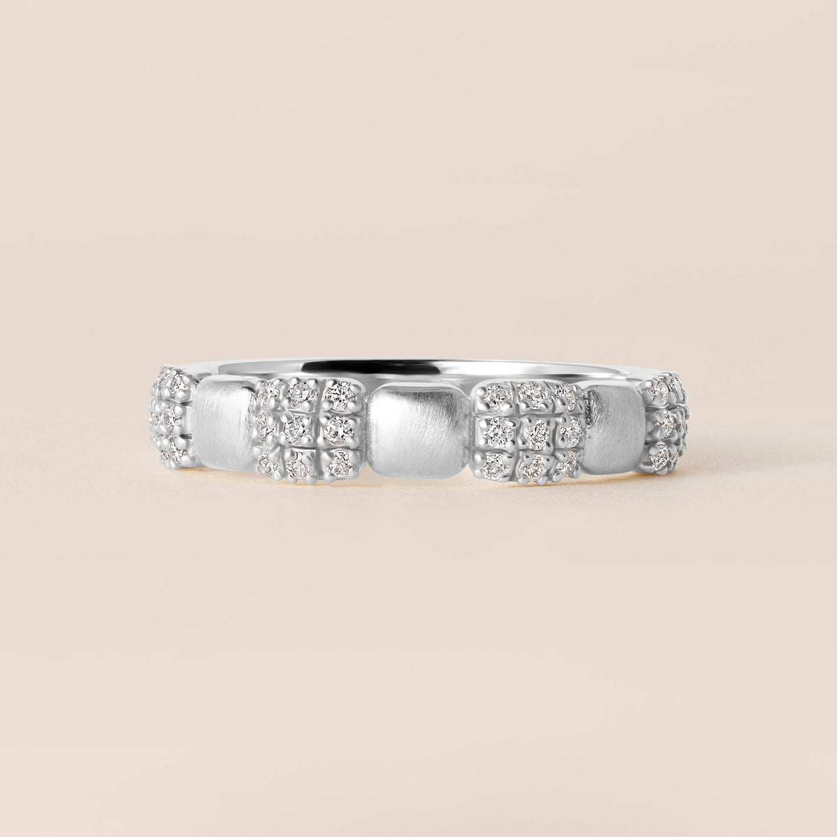 BIJOU MOSAÏQUE Band Ring ABB-773-D-5  - Abtin & Co.