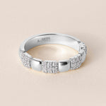 BIJOU MOSAÏQUE Band Ring ABB-773-D-6  - Abtin & Co.