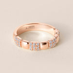 BIJOU MOSAÏQUE Band Ring ABB-773-D-10  - Abtin & Co.
