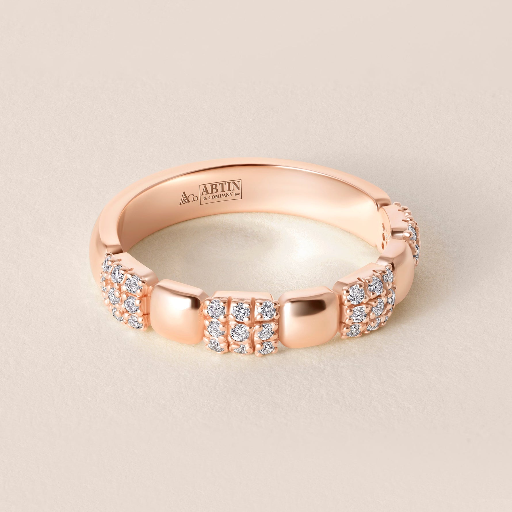 BIJOU MOSAÏQUE Band Ring ABB-773-D-10  - Abtin & Co.