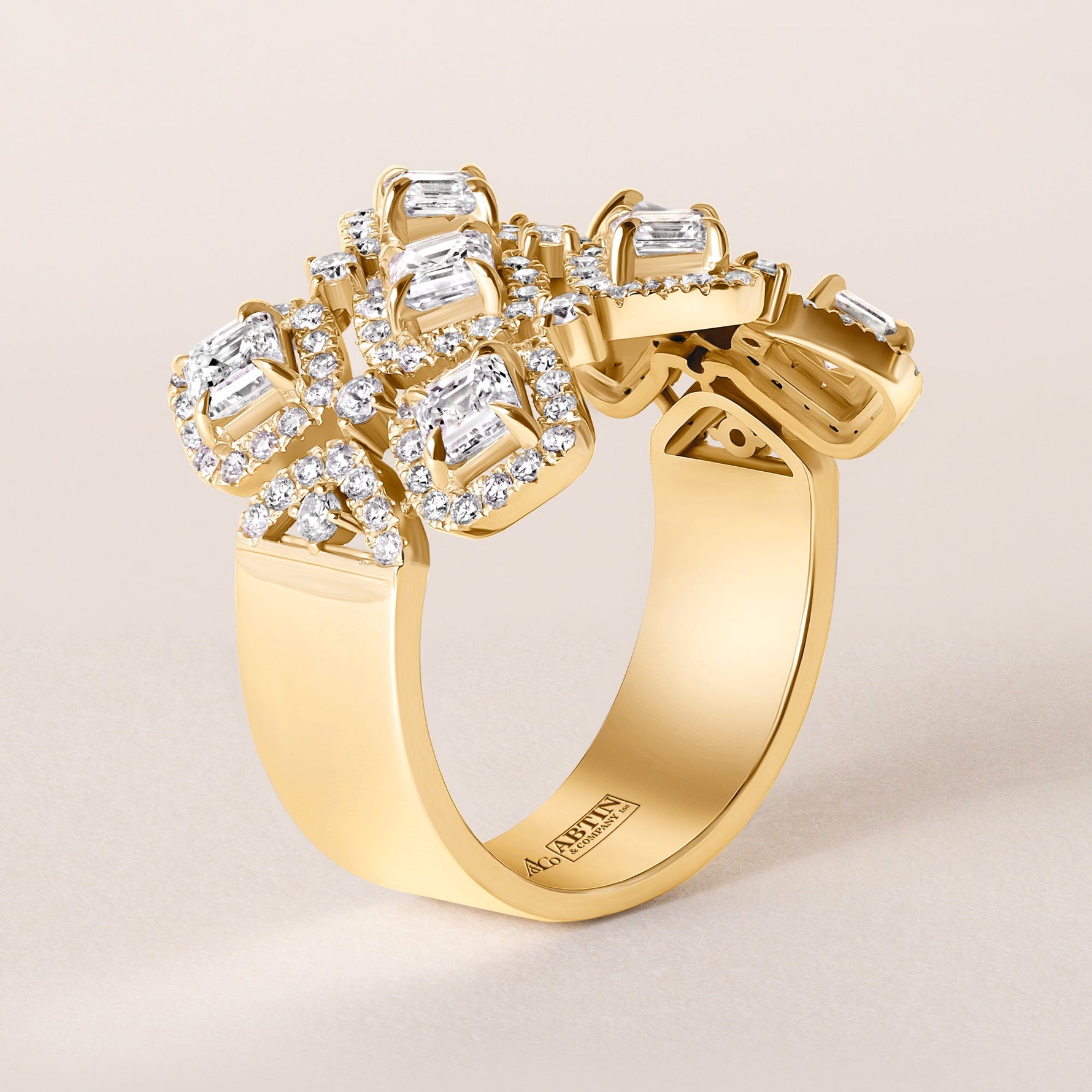 Bijou Royale Ring Ring ABB-718-LGD-1  - Abtin & Co.