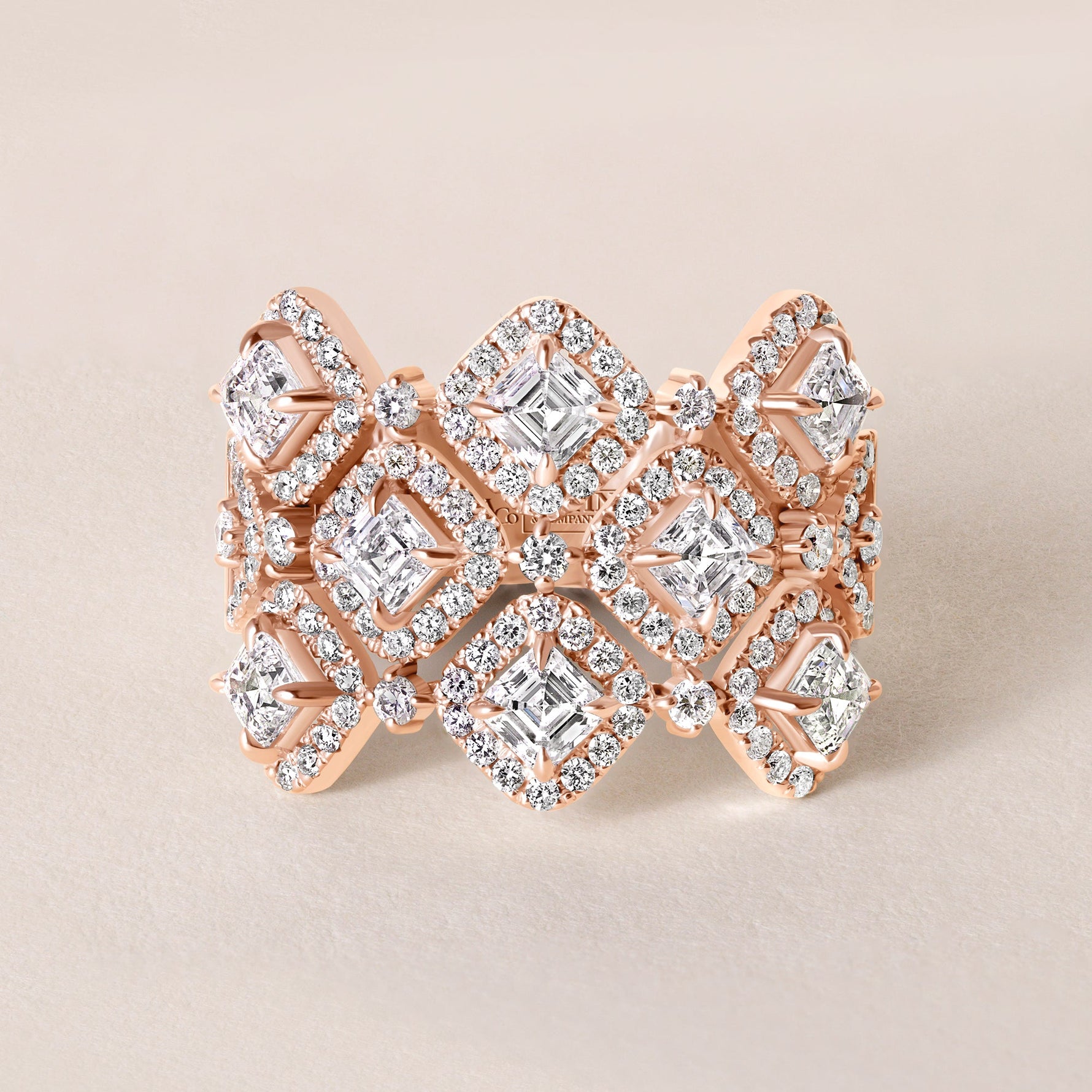 Bijou Royale Ring Ring ABB-718-LGD-3  - Abtin & Co.