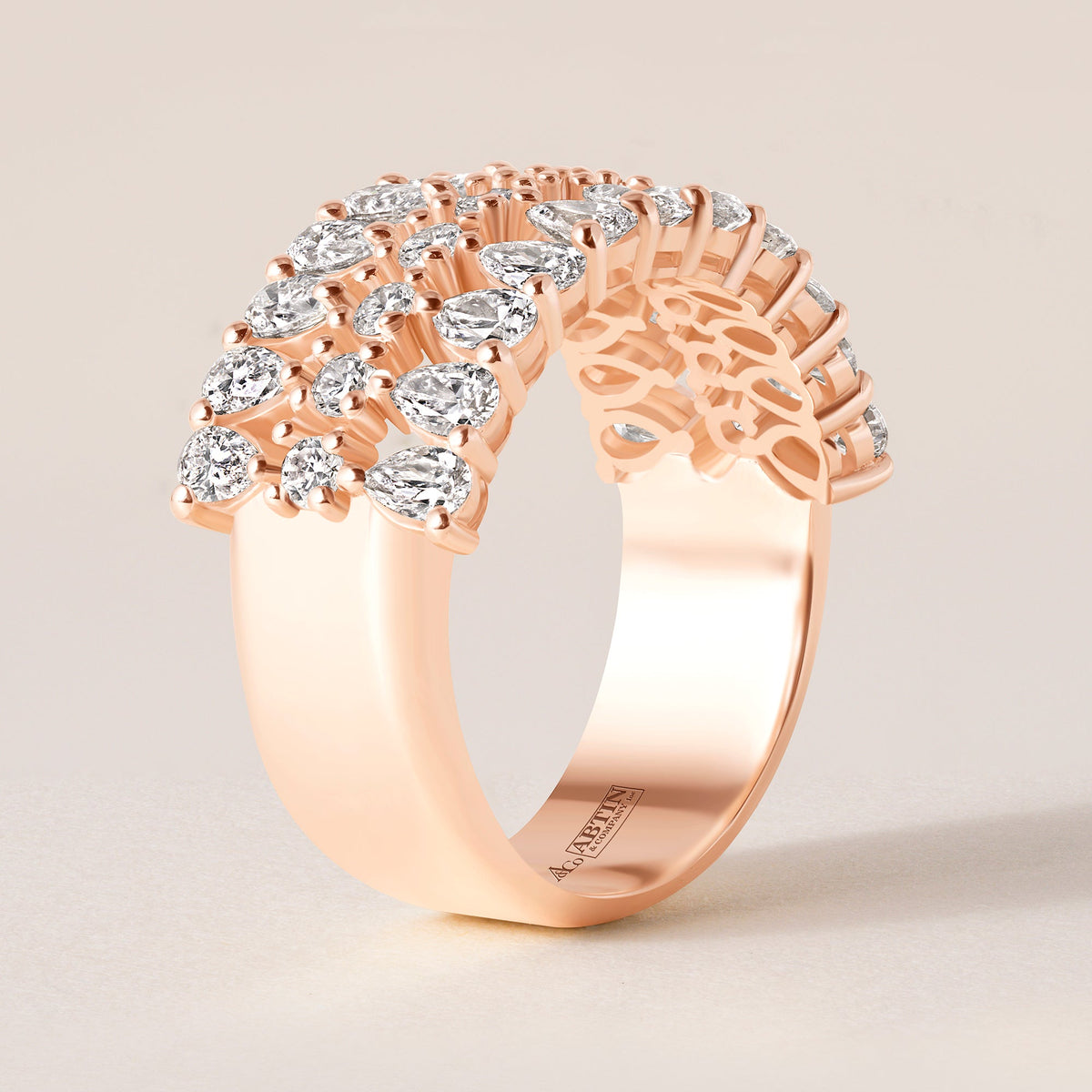 Cathedral Ring Ring ABB-722-D-5  - Abtin & Co.