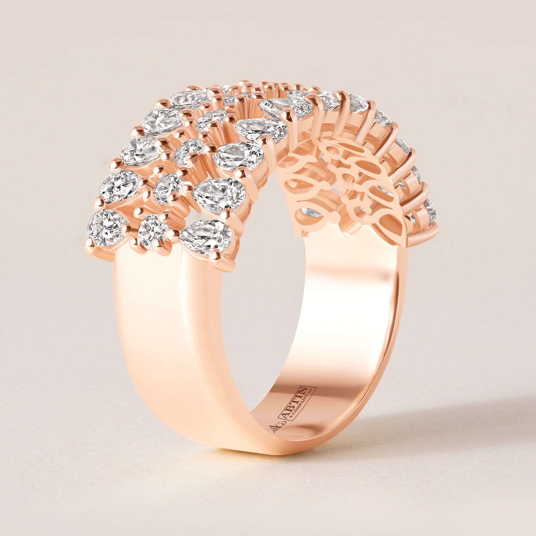 Cathedral Ring Ring ABB-722-D-5  - Abtin & Co.