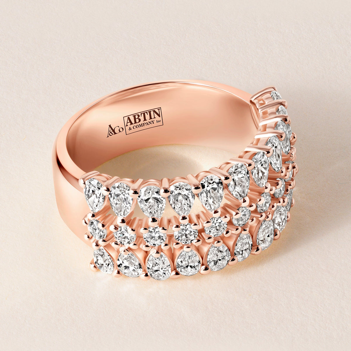 Cathedral Ring Ring ABB-722-D-3  - Abtin & Co.