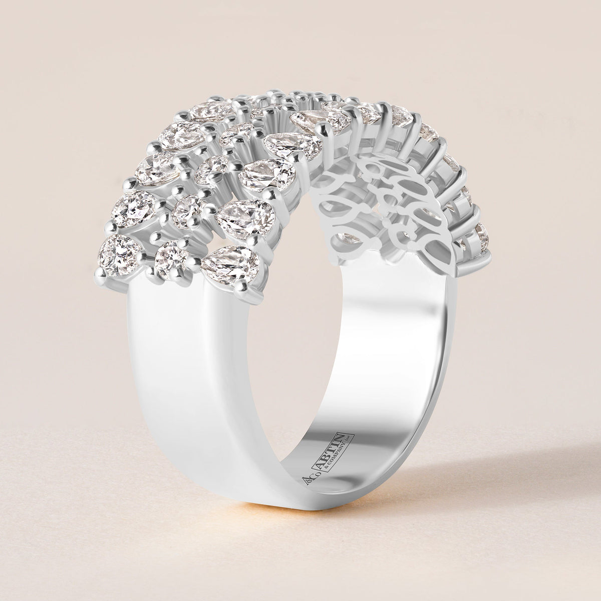 Cathedral Ring Ring ABB-722-D-3  - Abtin & Co.