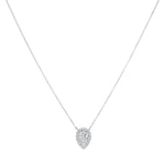 Celeste Teardrop Halo Pendant Pendant ABP-242-LGD-4  - Abtin & Co.