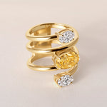CHROMIA Ring Ring ABB-730Y-YWLGD-1  - Abtin & Co.