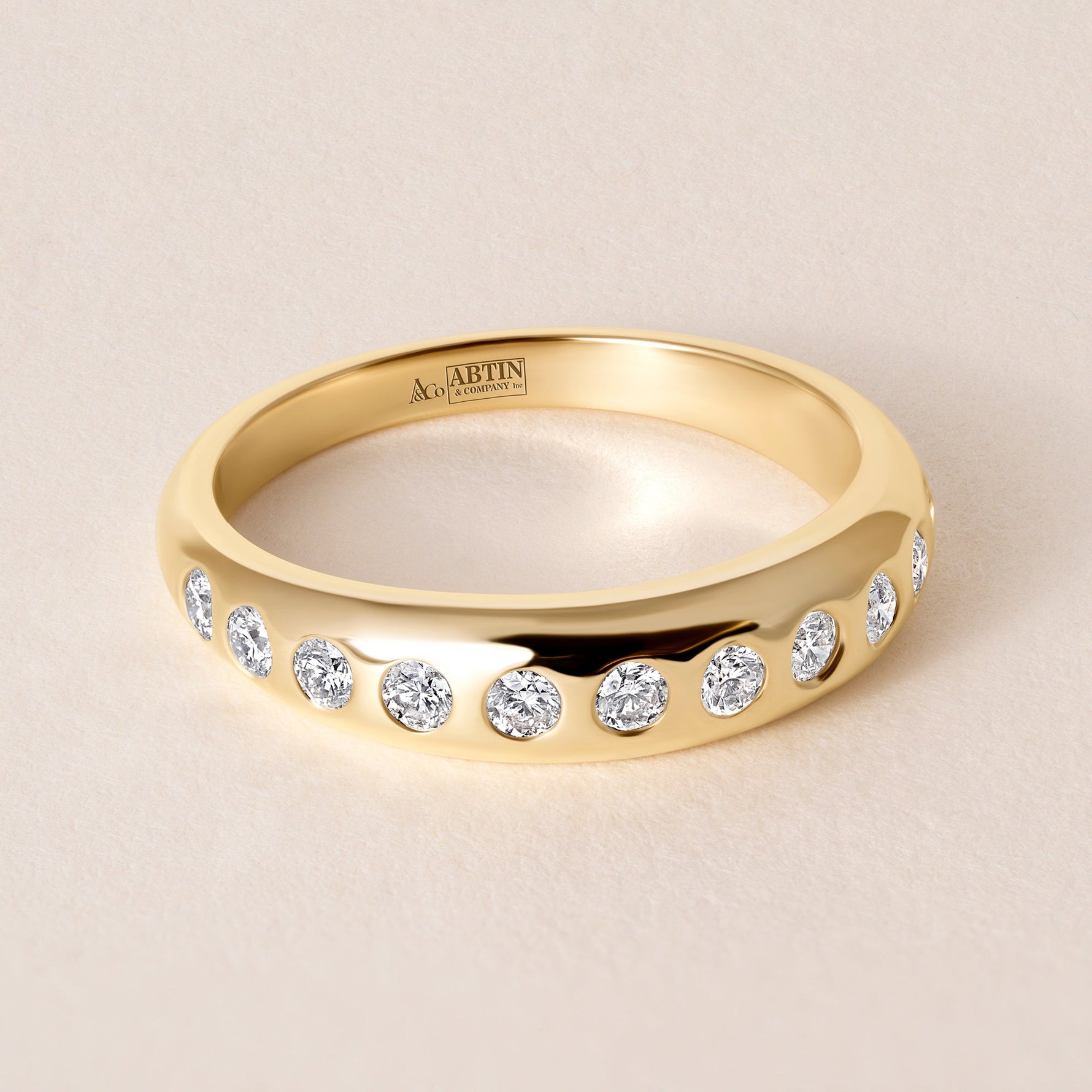 CURVA Band Ring ABB-744.1-D-1  - Abtin & Co.