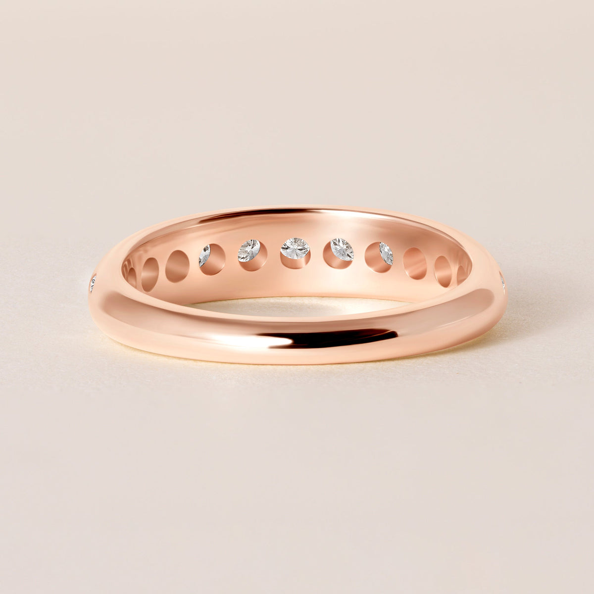 CURVA Band Ring ABB-744.1-D-9  - Abtin & Co.