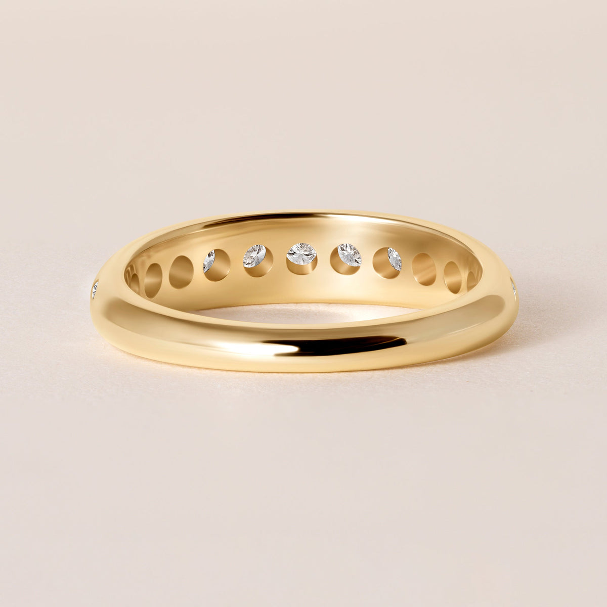 CURVA Band Ring ABB-744.1-D-1  - Abtin & Co.