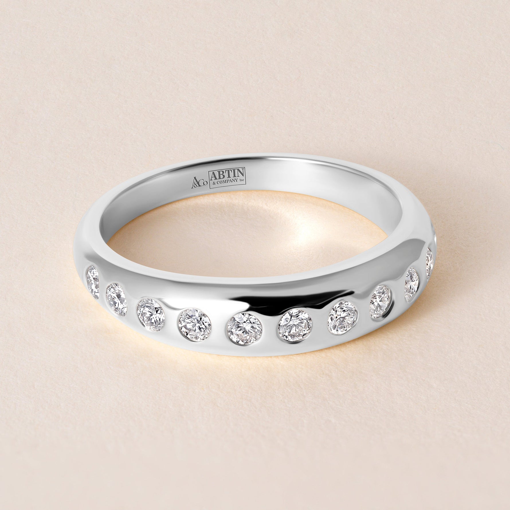 CURVA Band Ring ABB-744.1-D-5  - Abtin & Co.