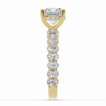 Cushion Aurielle Crown Engagement Ring Ring ABER-106-CU-LGD-1  - Abtin & Co.