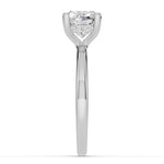 Cushion Lustre Hidden Halo Solitaire Ring ABER-101-CU-LGD-6  - Abtin & Co.
