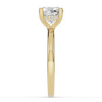 Cushion Lustre Hidden Halo Solitaire Ring ABER-101-CU-LGD-1  - Abtin & Co.