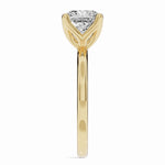 Cushion Lustre Solitaire Ring ABER-100-CU-LGD-1  - Abtin & Co.