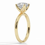 Cushion Lustre Solitaire Ring ABER-100-CU-LGD-1  - Abtin & Co.