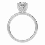Cushion Lustre Solitaire Ring ABER-100-CU-LGD-6  - Abtin & Co.