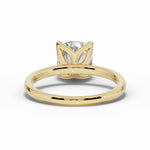 Cushion Lustre Solitaire Ring ABER-100-CU-LGD-1  - Abtin & Co.