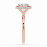 Cushion Nova Halo Engagement Ring Ring ABER-108-CU-LGD-11  - Abtin & Co.