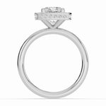 Cushion Nova Halo Engagement Ring Ring ABER-108-CU-LGD-6  - Abtin & Co.