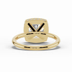 Cushion Nova Halo Engagement Ring Ring ABER-108-CU-LGD-1  - Abtin & Co.