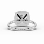 Cushion Nova Halo Engagement Ring Ring ABER-108-CU-LGD-6  - Abtin & Co.