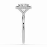 Cushion Nova Halo Engagement Ring Ring ABER-108-CU-LGD-6  - Abtin & Co.