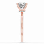Cushion Tiara Glow Solitaire Ring ABER-102-CU-LGD-11  - Abtin & Co.