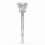 Cushion Tiara Glow Solitaire Ring ABER-102-CU-LGD-6  - Abtin & Co.
